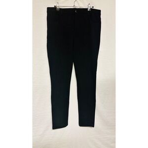 Vince Pants Size 10 Black Women's Stretch Skinny‎ Ponte Flattering Ankle